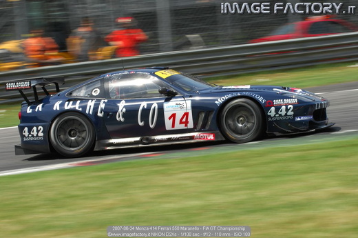 2007-06-24 Monza 414 Ferrari 550 Maranello - FIA GT Championship